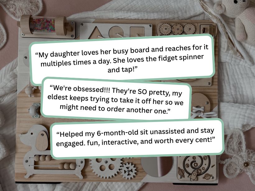 Custom Toddler Busy Board