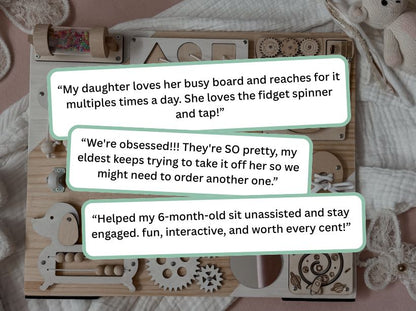 Custom Toddler Busy Board